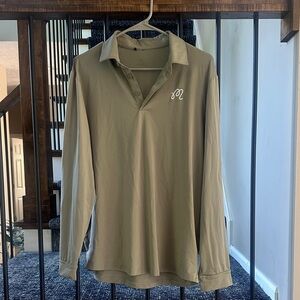 Malbon x Adidas Pueter long sleeve golf polo